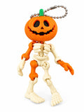 Skeleton Jack 3D keychain fidget toy from DJM 3D SHOP featuring a detailed skeleton figure with movable joints.
