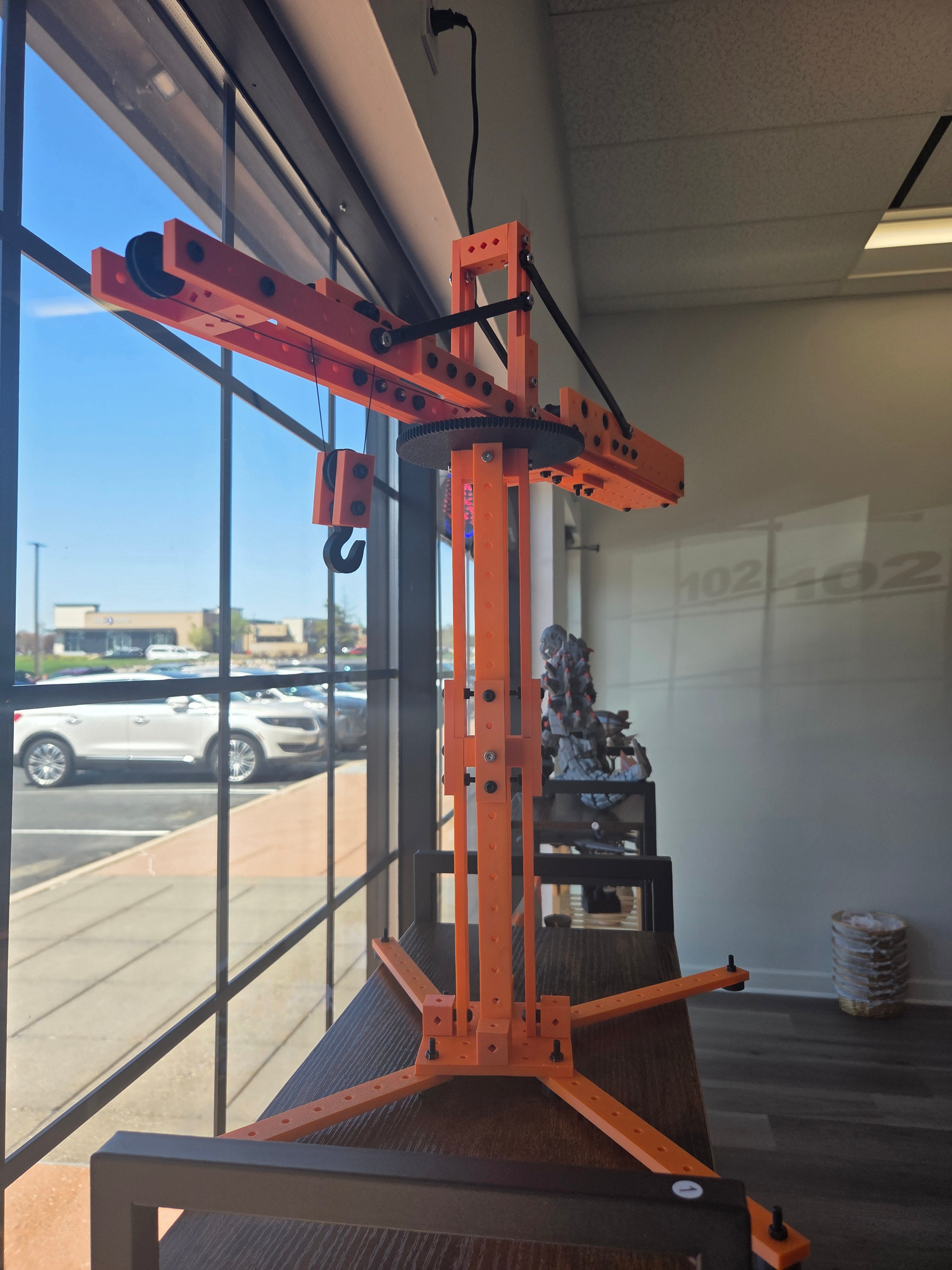 Crane system 3D image 3
