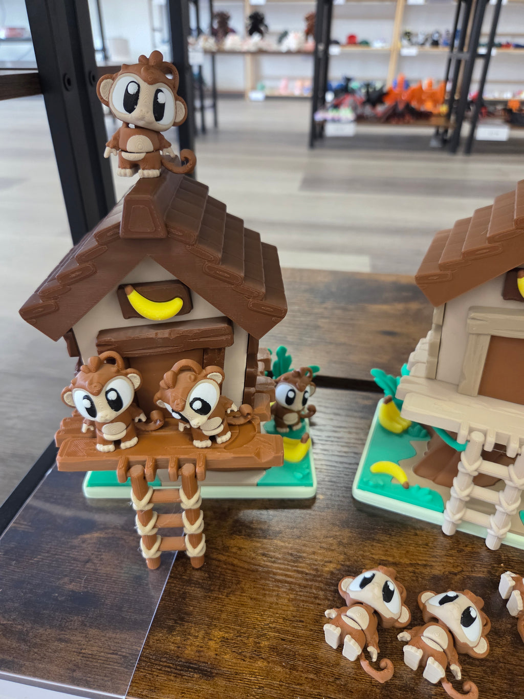 Flexi Monkey And Tree House image 1