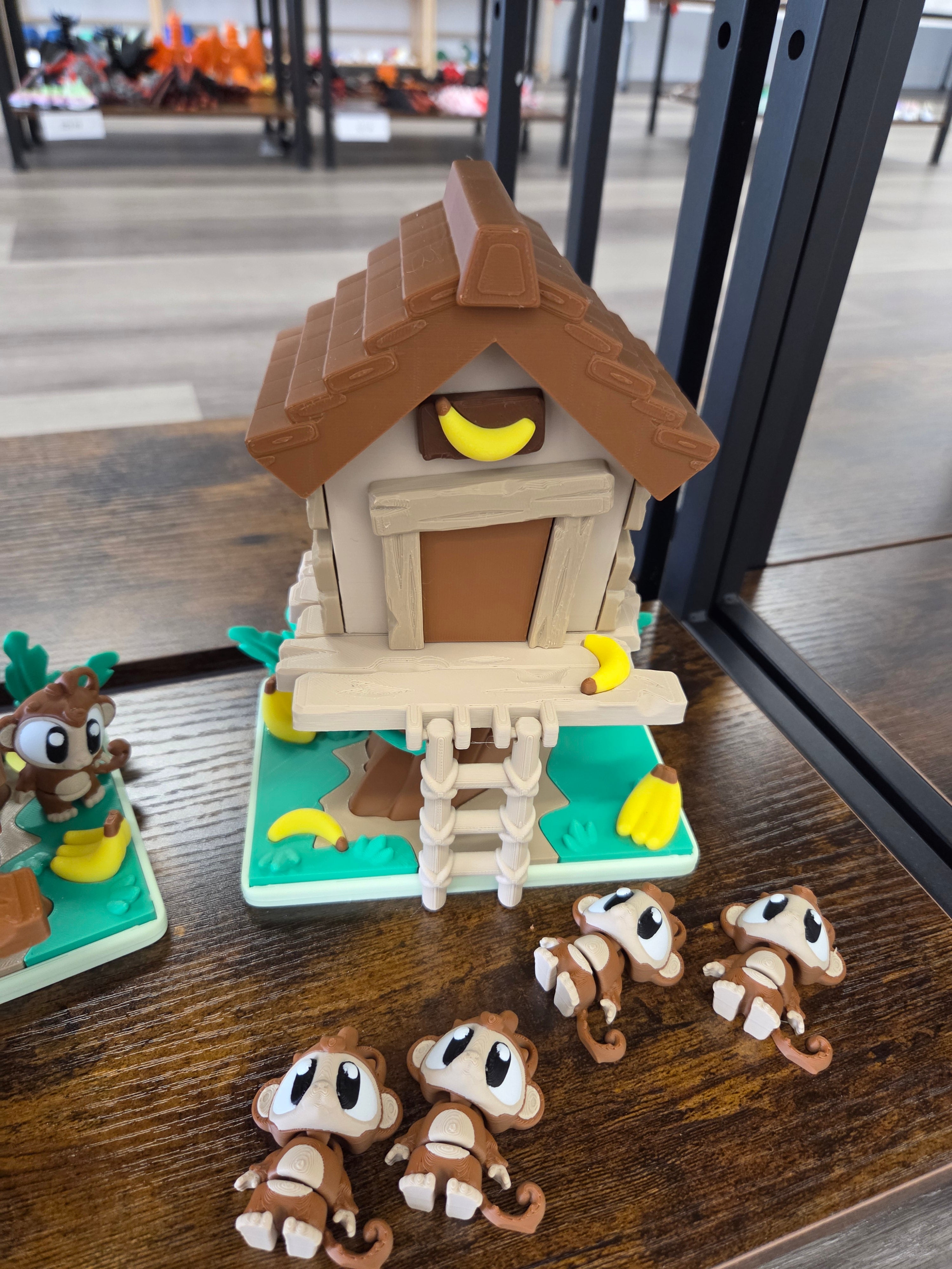 Flexi Monkey And Tree House image 0
