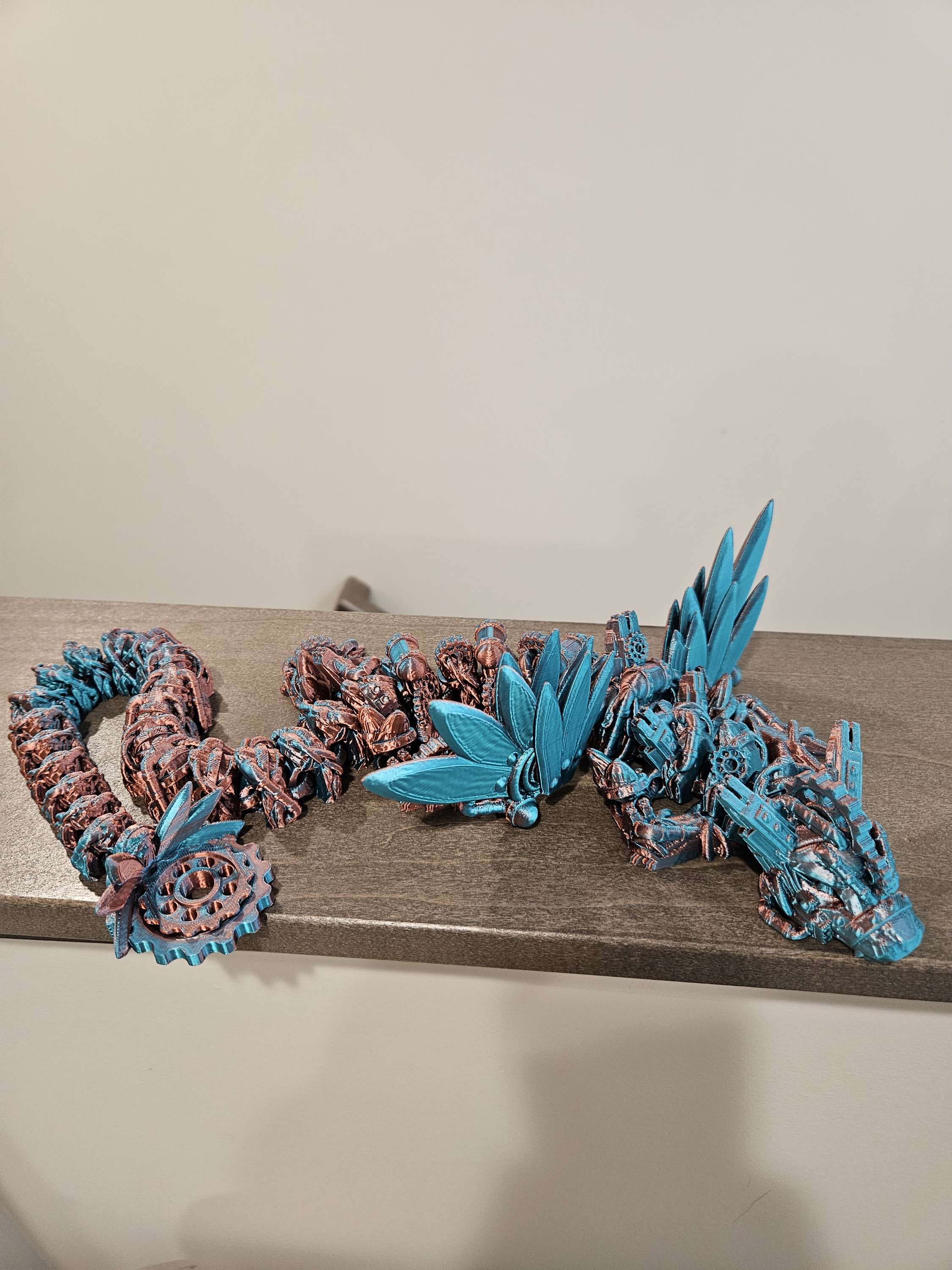 Steampunk Dragon 3d image 3