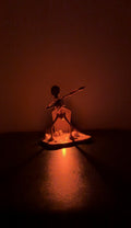 Skeleton Ghost Light by DJM 3D SHOP, illuminated skeletal ghost-shaped light fixture