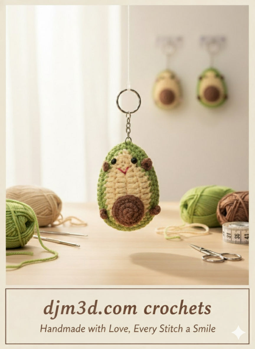 Avocado keychain image 0