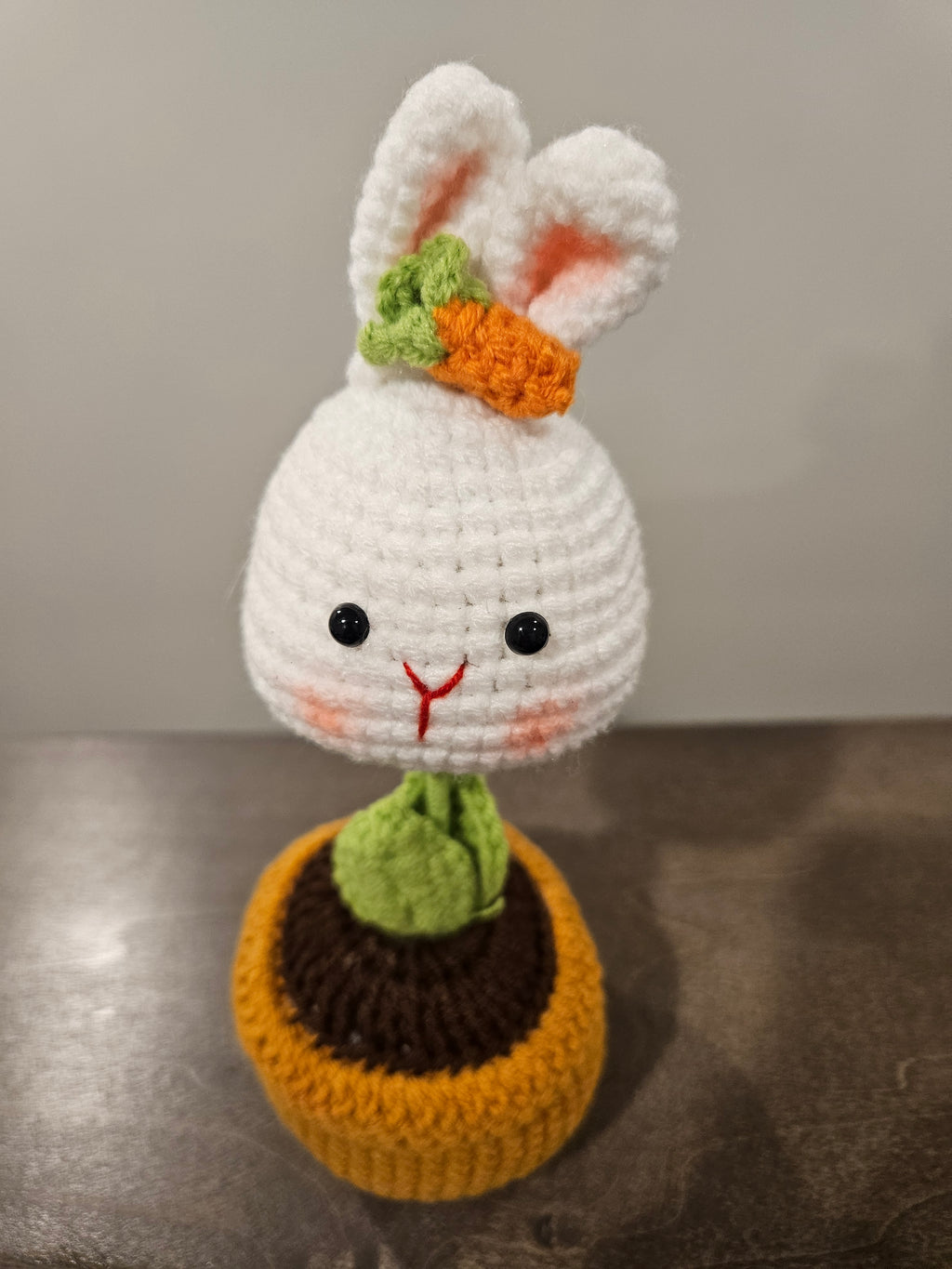 Crochet animal vase image 6