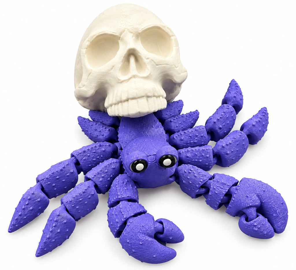 Hermit Crabs Halloween fidget toy by DJM 3D SHOP featuring colorful, textured crab figures for stress relief and sensory play.