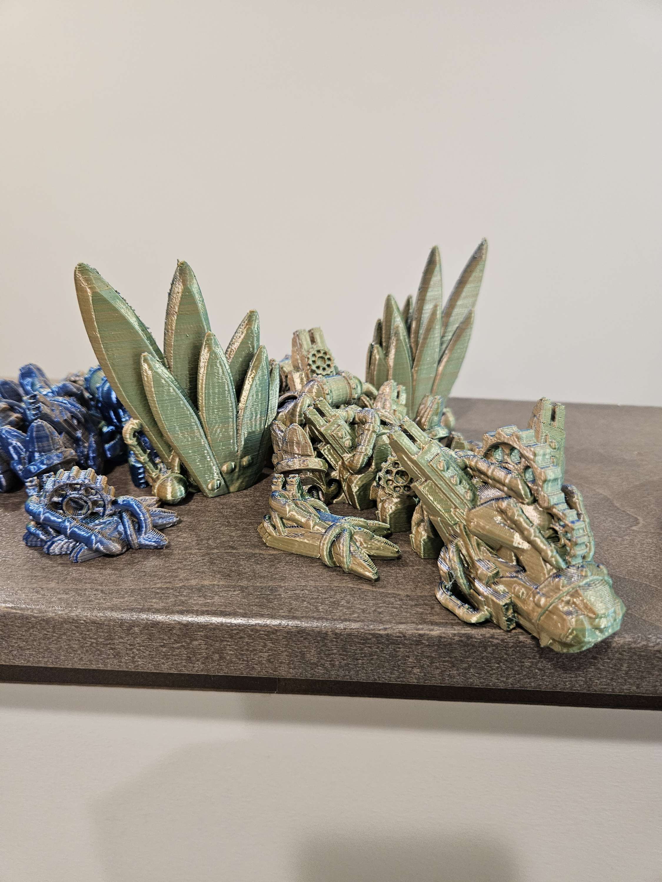 Steampunk Dragon 3d image 2