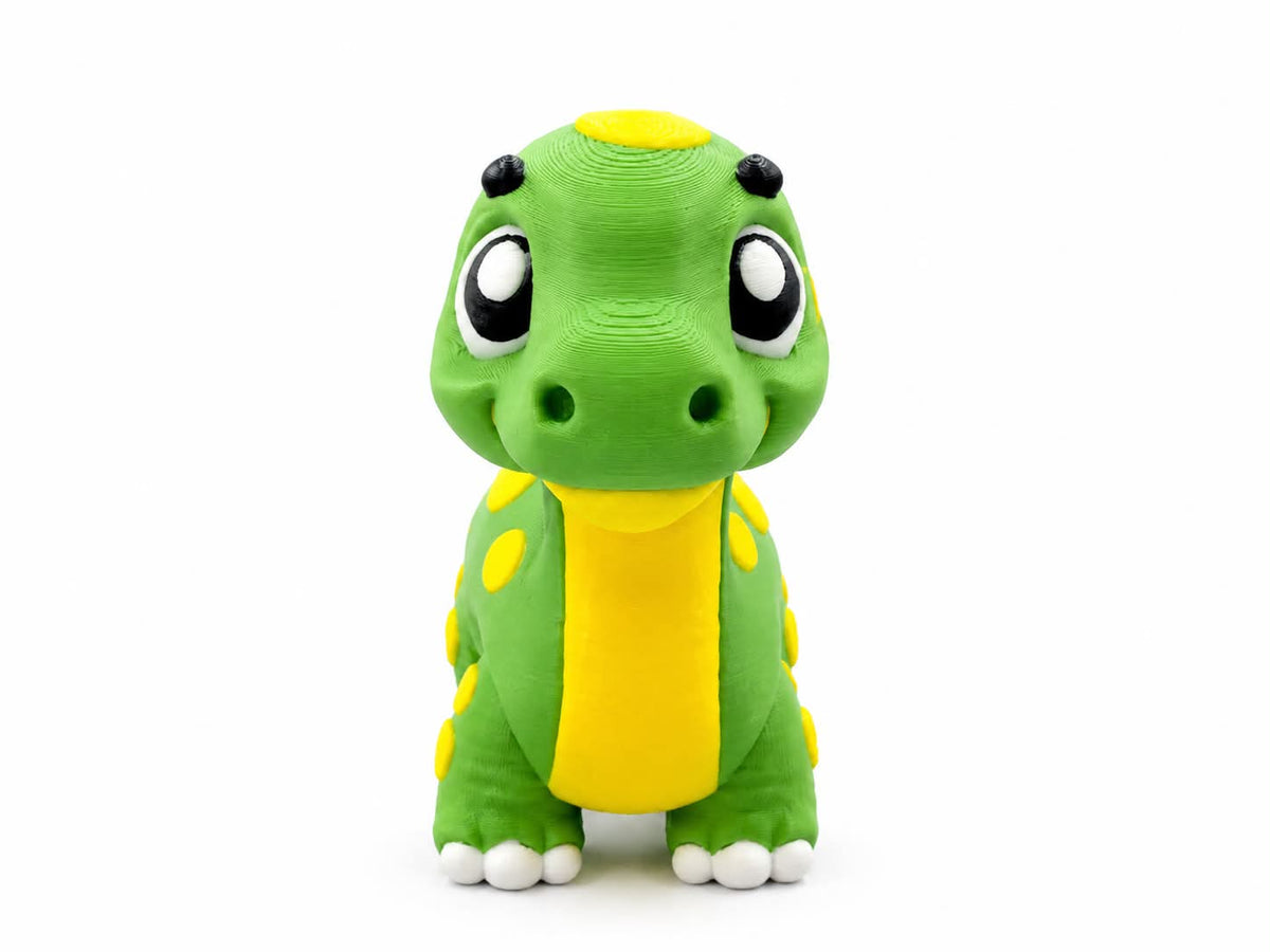 Flexi Brachiosaurus fidget toy by DJM 3D SHOP, featuring a colorful, flexible dinosaur figure ideal for stress relief and tactile play.