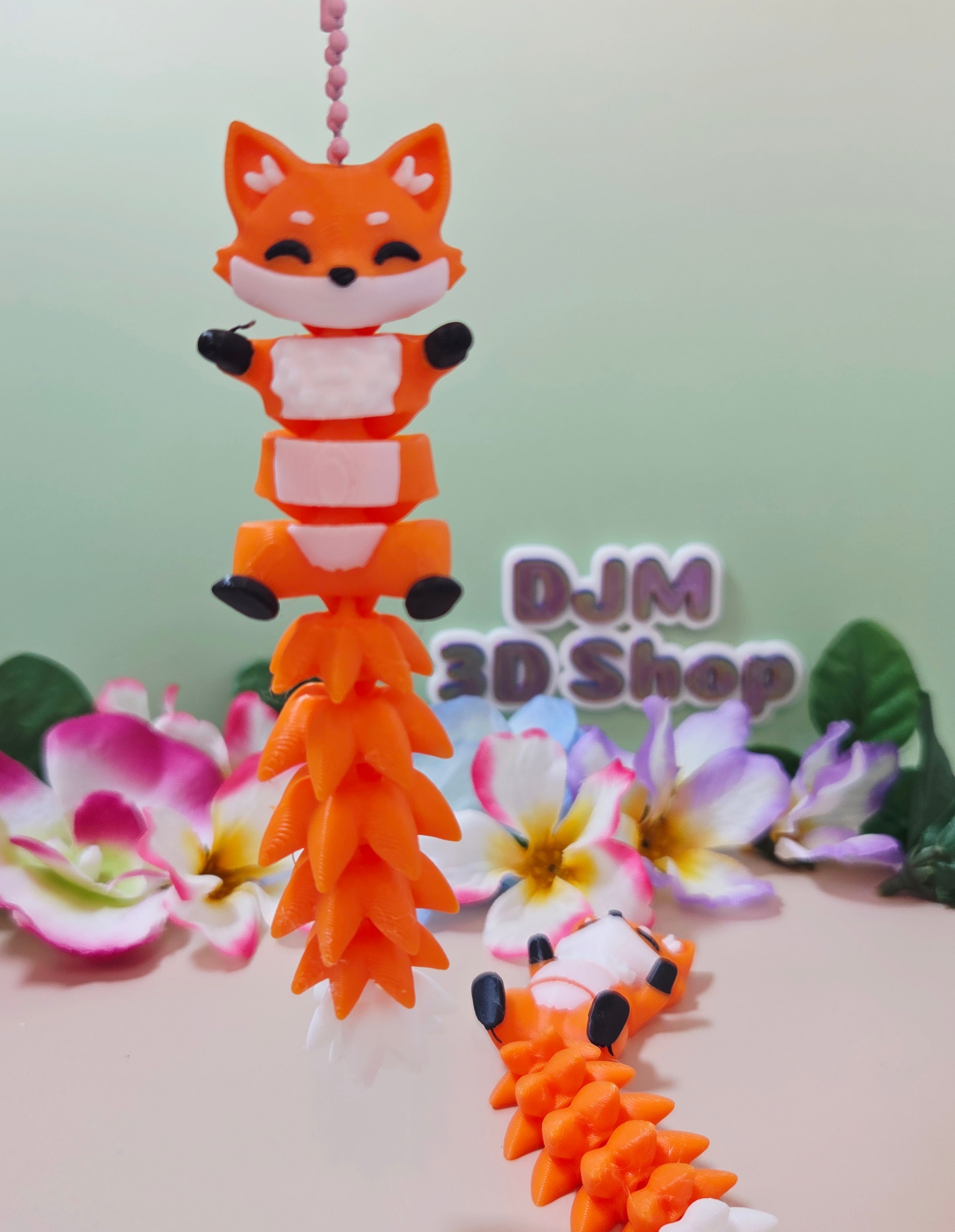 Flexi Fox Keychain