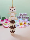 Cute Flexi Squirrel Keychain