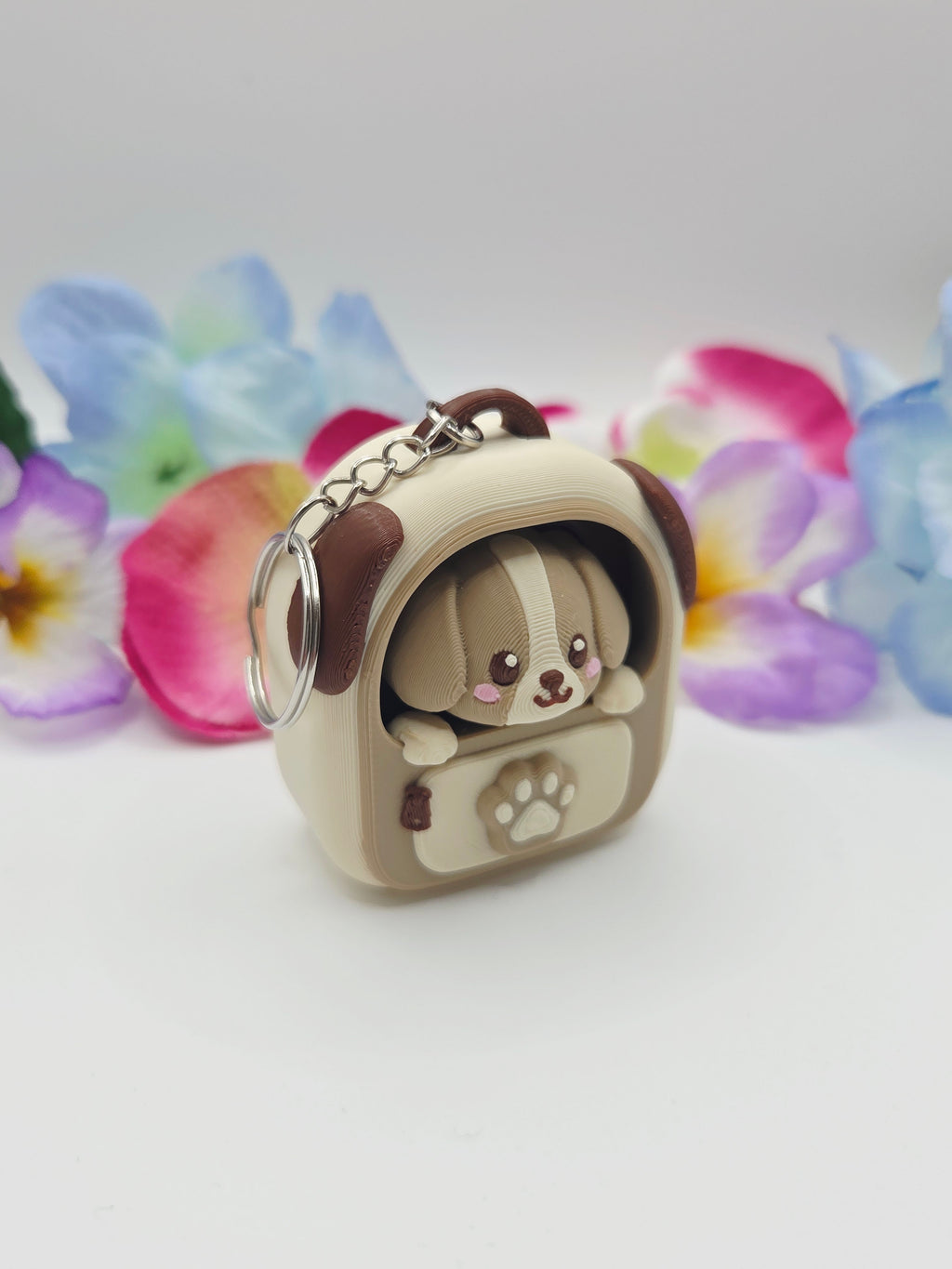 DJM 3D SHOP dog backpack clicker held in hand, small plastic training tool for pets.