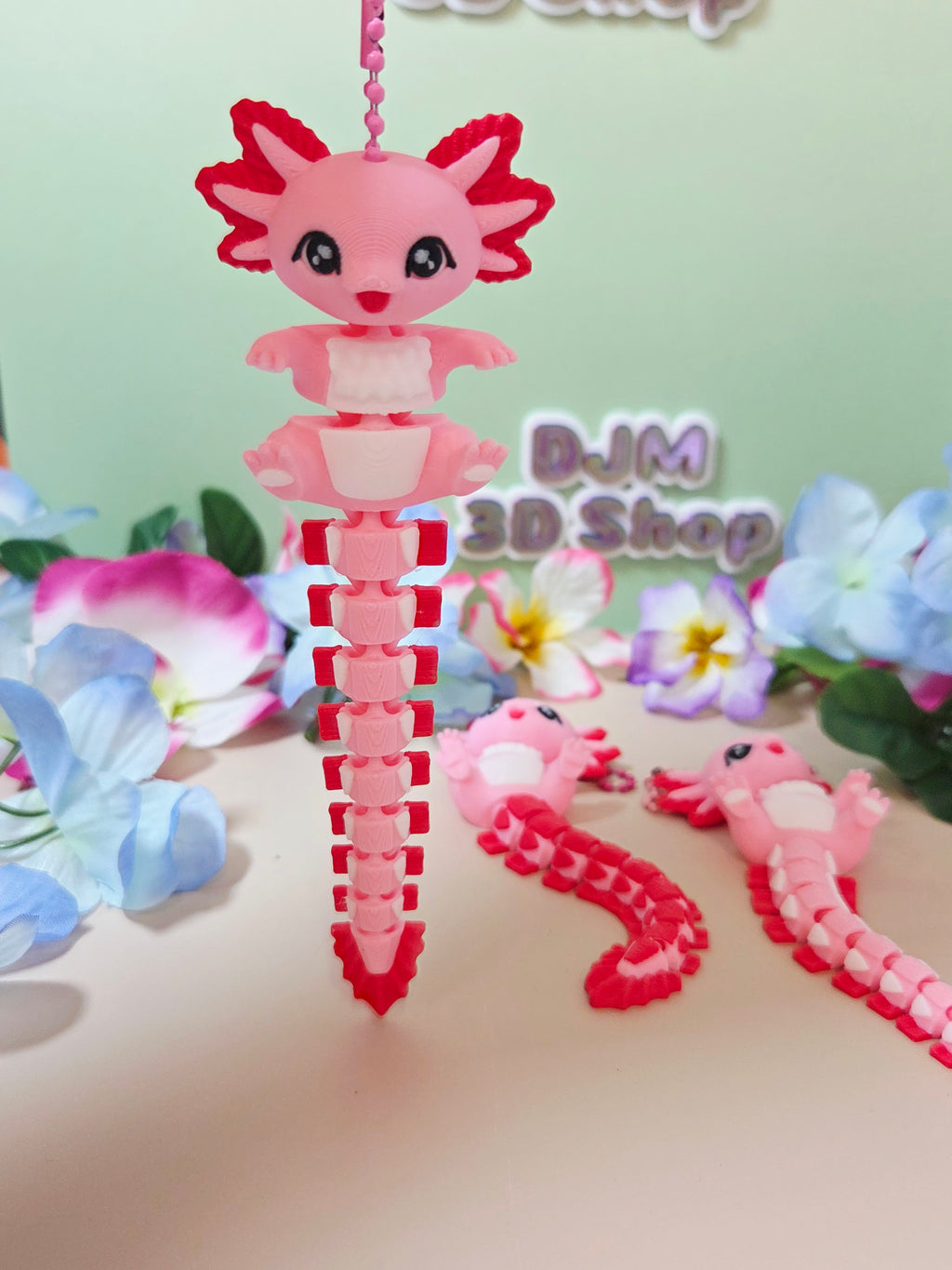 Axolotl  keychain