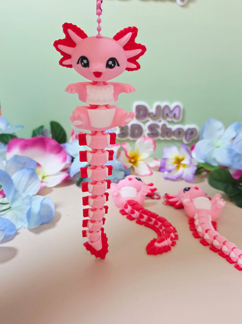Axolotl  keychain