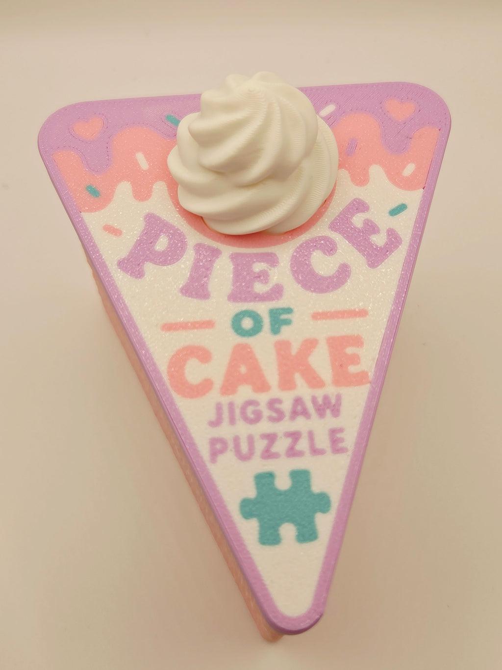 DJM 3D SHOP Cake Puzzles 3D fidget toy with colorful layered cake design and intricate details for sensory play.