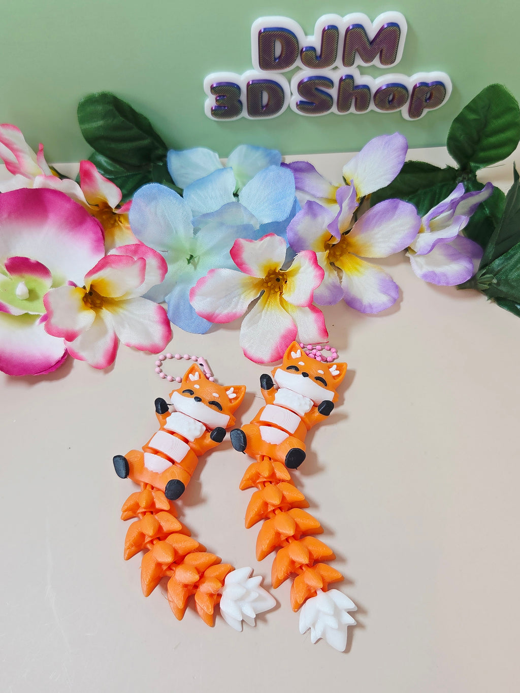 Flexi Fox Keychain