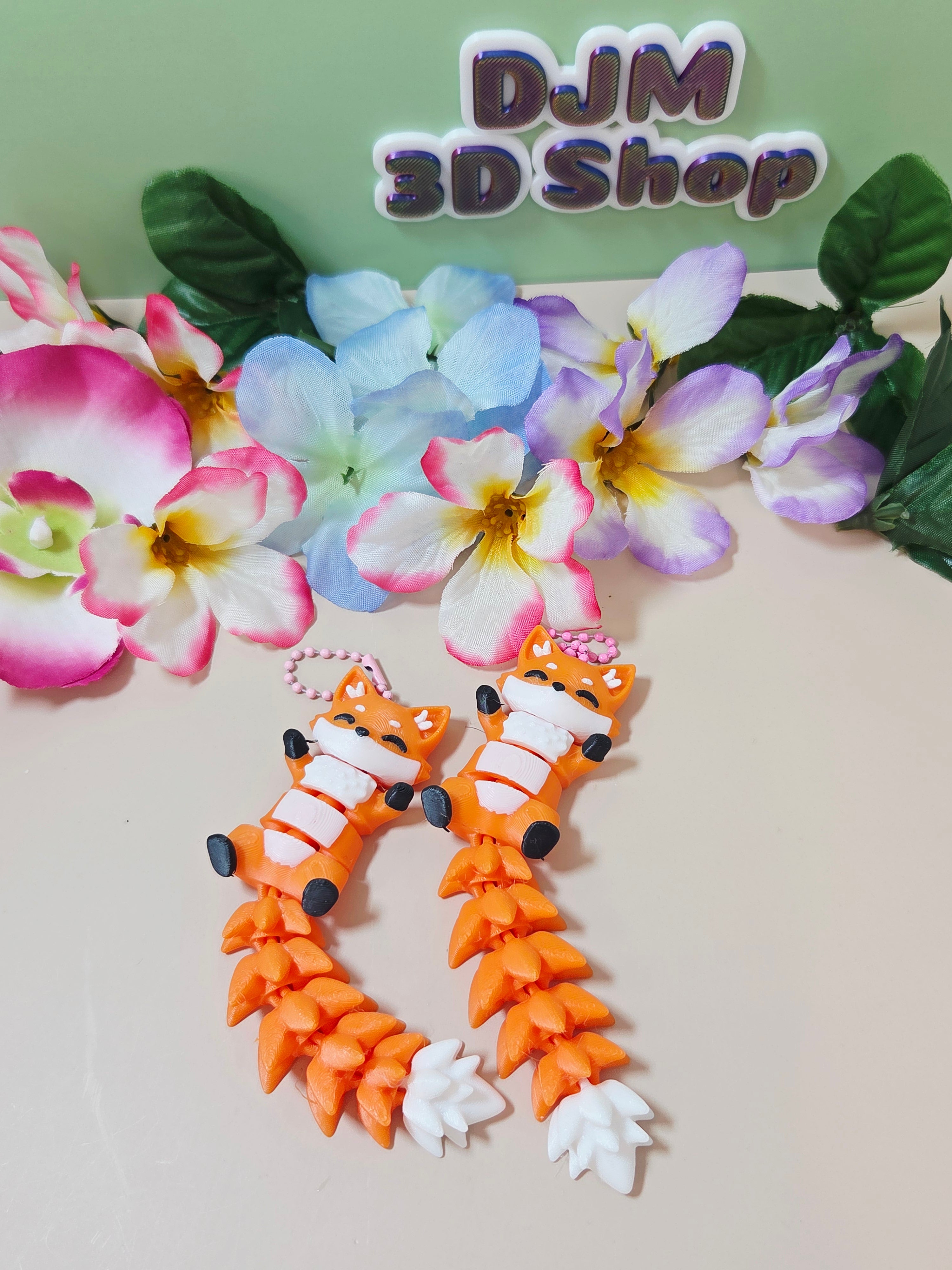 Flexi Fox Keychain