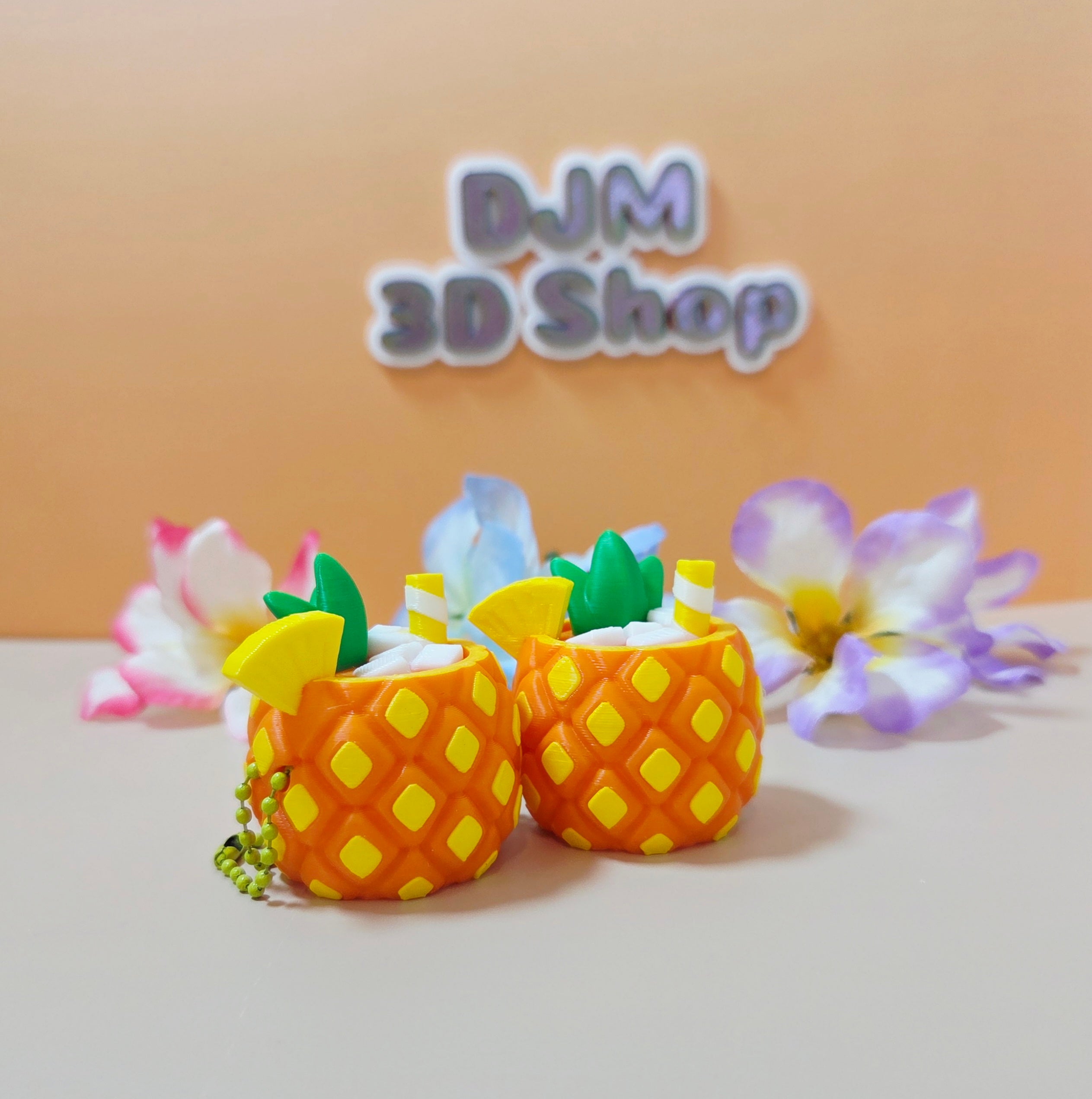 Pineapple Colada Tropical Treat Fidget Clicker