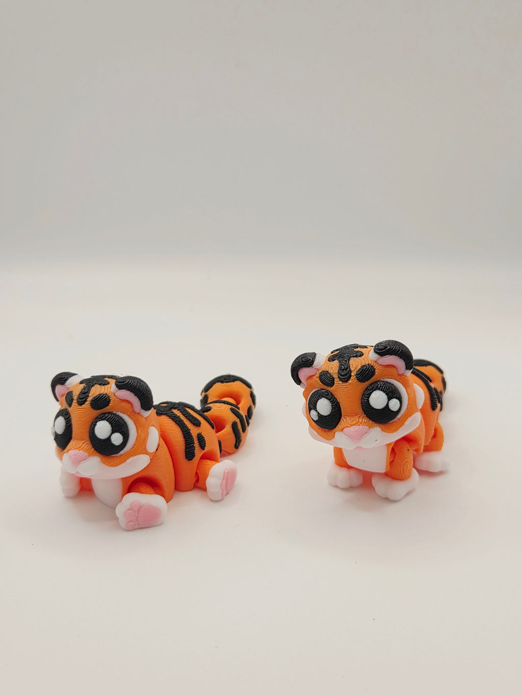 DJM 3D SHOP Tiger 3D articulated fidget toy with movable parts, designed for stress relief and tactile engagement.